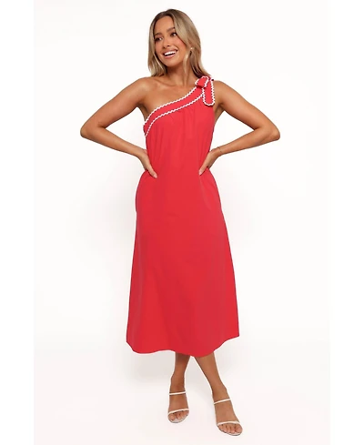 Petal and Pup Women's Brynlee One Shoulder Midi Dress