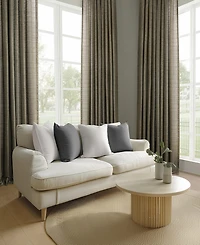 Raw Weave Linen Curtains (2 Panels) Window and Drapes, Rod Pocket Bedroom Curtains