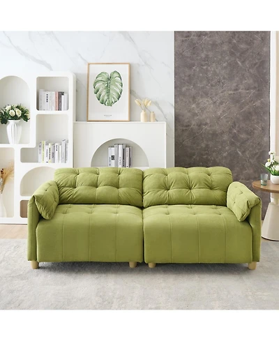 Streamdale Creamy Cloud Fabric Sofa