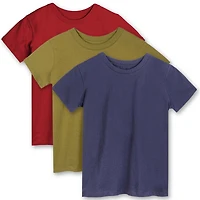 Mightly Toddler 3pk Fair Trade Organic Cotton Classic Fit Tees