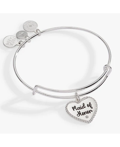 Maid Of Honor Heart Bangle Bracelet
