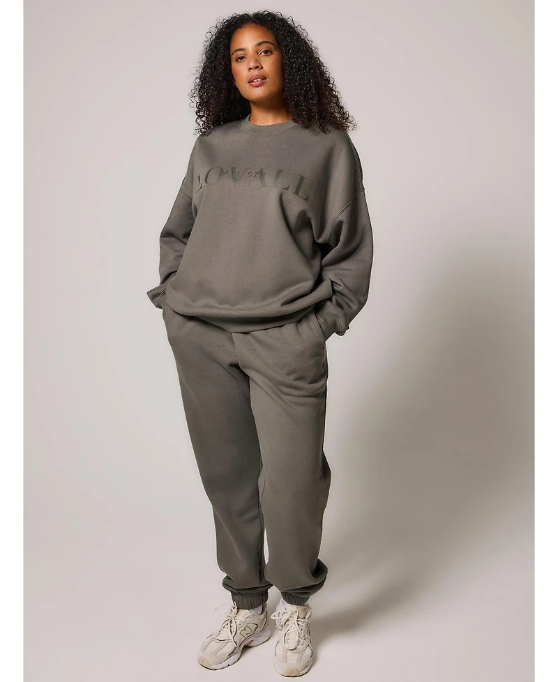 Lovall Women's All Szn Organic Cuffed Jogger