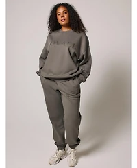 Lovall Women's All Szn Organic Cuffed Jogger