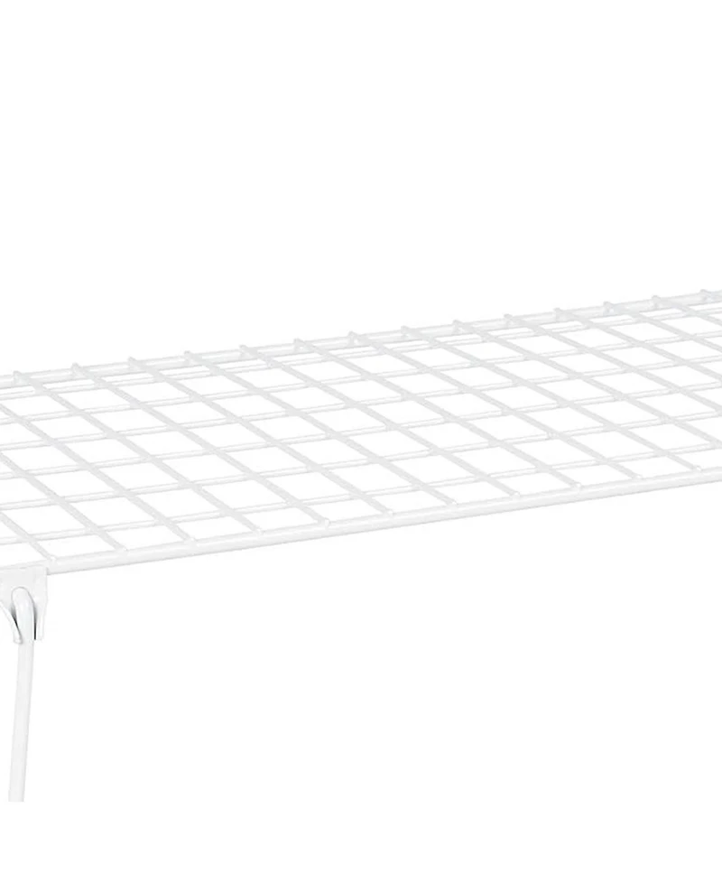 ClosetMaid Stack & Hang 21.5x10.75x7.87'' Stainless Steel Wire Shelf Unit, White