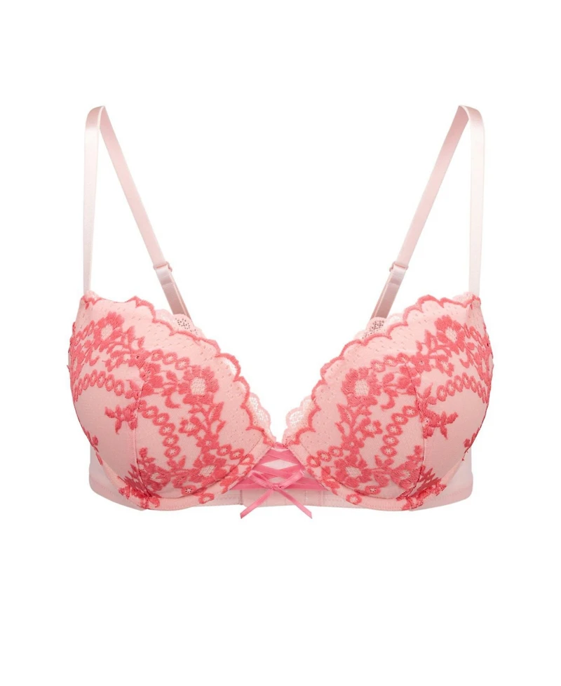 Adore Me Women's Sydnie Push Up Plunge Bra
