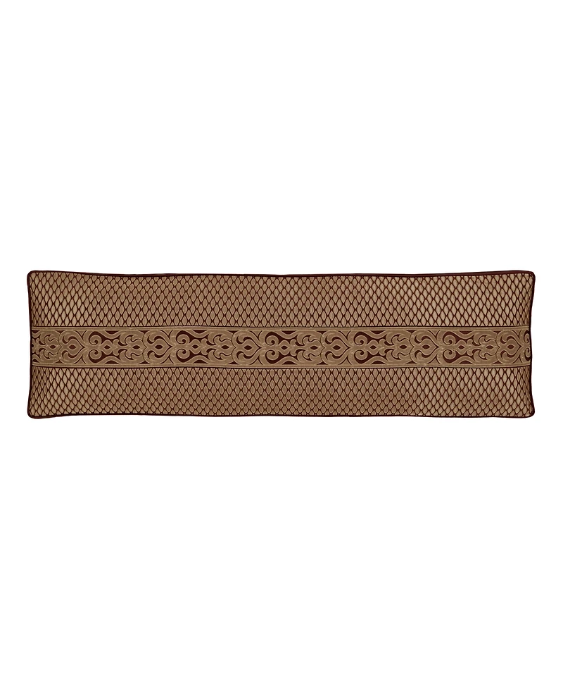 J Queen New York Renzo Bolster Decorative Pillow, 15" x 52"
