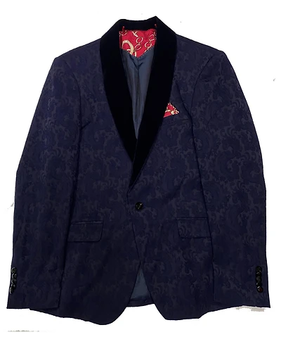 Elie Balleh Toddler Navy Slim Fit Sports Coat