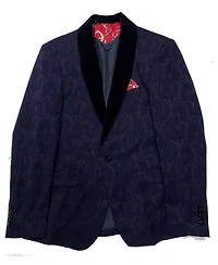 Elie Balleh Toddler Navy Slim Fit Sports Coat