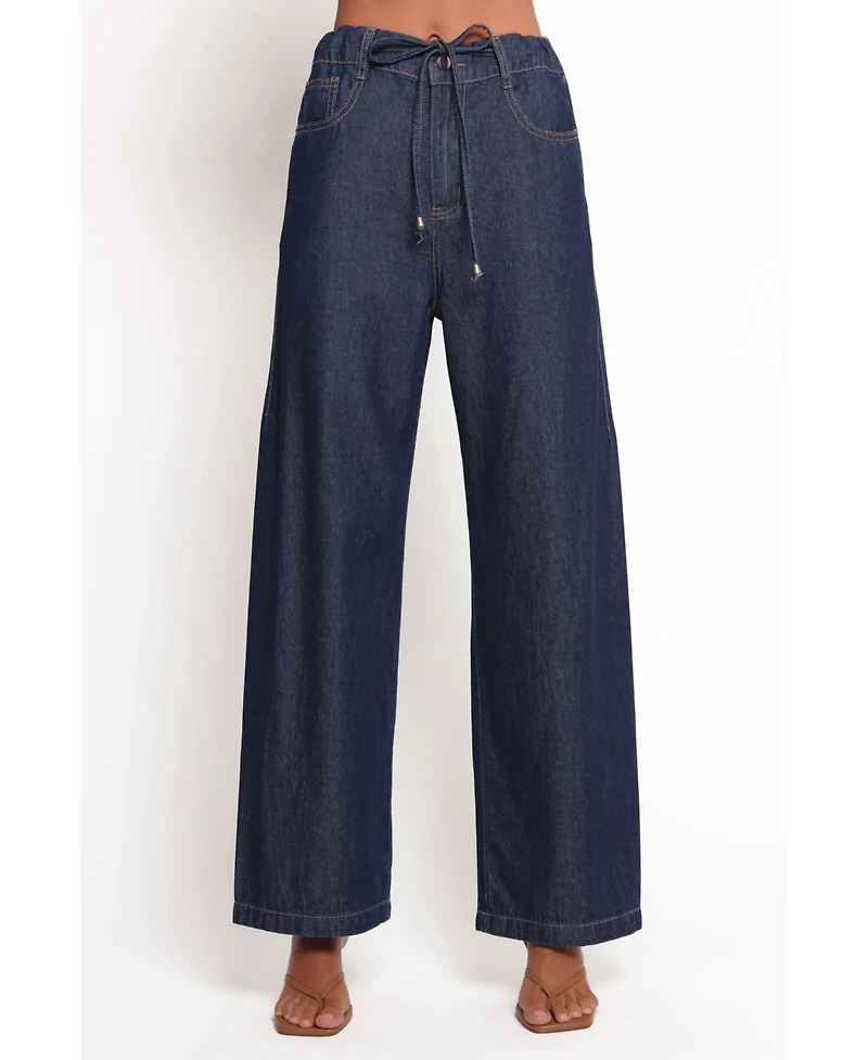 Petal and Pup Women's Kirie Wide Leg Denim Pant