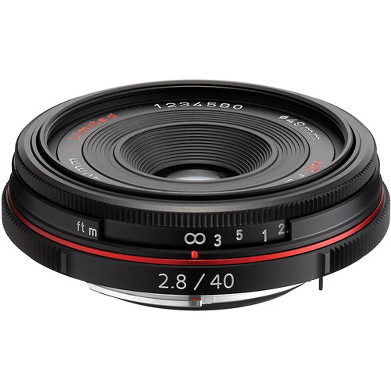 Pentax Smcp-da 40mm f/2.8 Ed Hd Limited Edition Pancake Lens for Dslr Cameras, Black