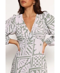 Petal and Pup Women's Kolby Long Sleeve Midi Dress