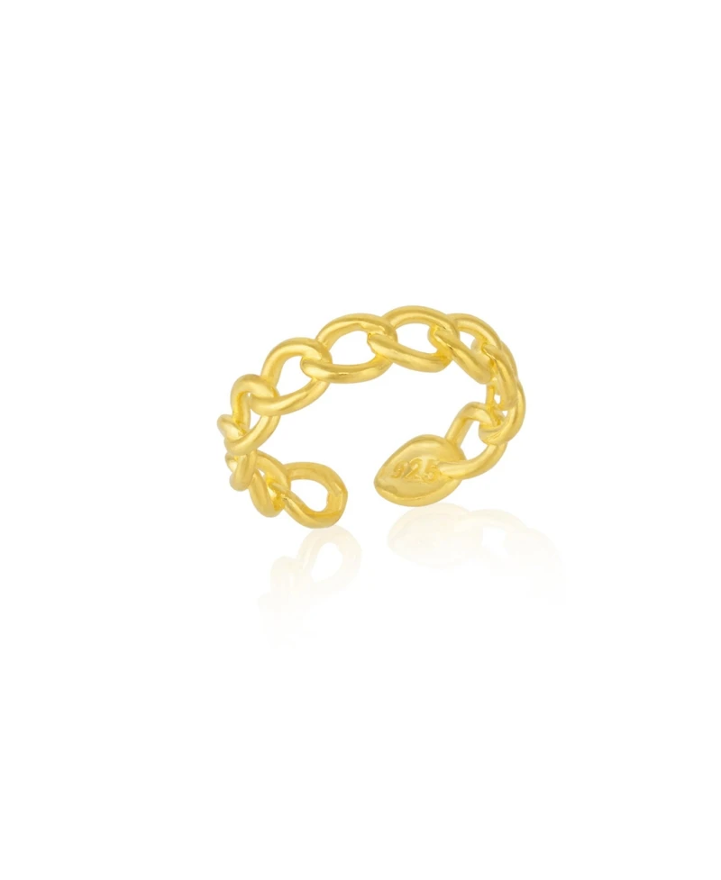 Spero London Sterling Silver Chain Ring