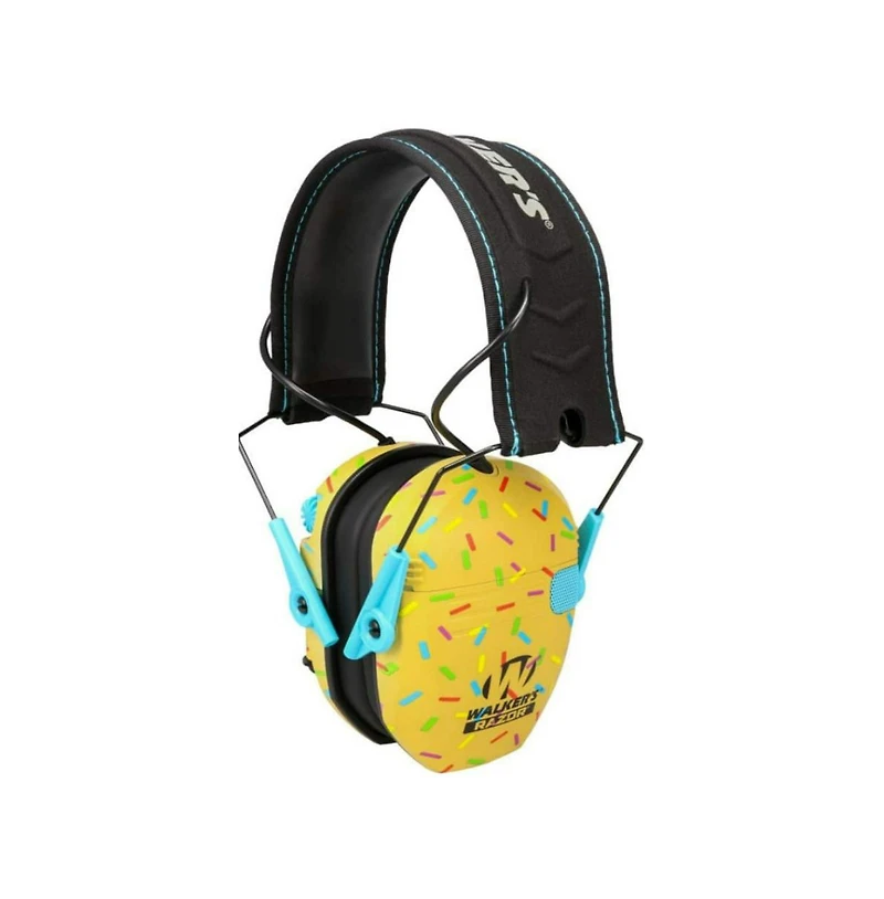 Walkers Razor Slim Electronic Gold Sprinkles Muff with Full Range Speakers