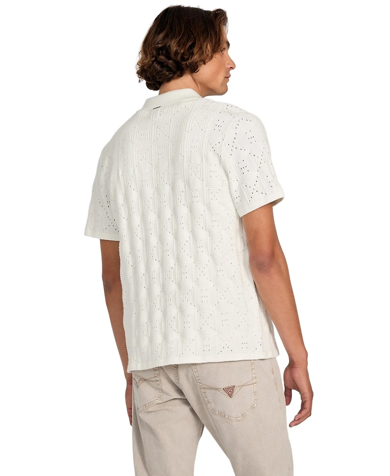 Guess Men's Topanga Pointelle Shirt