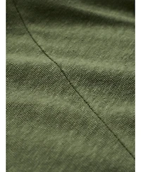 Celtic & Co. Women's Linen Blend Button Back Midi Dress