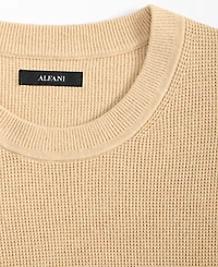 Alfani Men's Short Sleeve Waffle Knit Sweater, Exclusively at Macy's