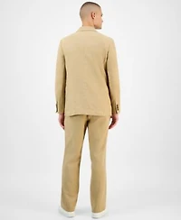 Alfani Mens Double Breasted Blazer Waffle Knit Sweater Drawstring Pants Exclusively At Macys