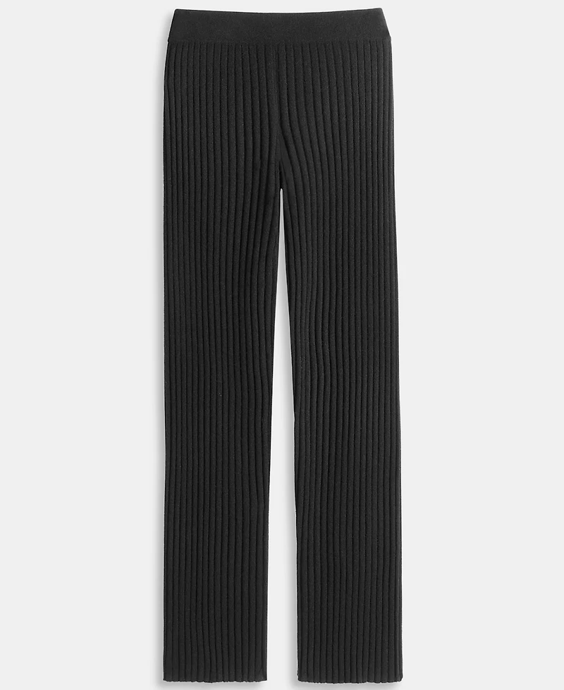 Charter Club Women's 100% Cashmere Ribbed Pull-On Pants, Macy's Exclusive