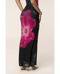 Jluxlabel Women's Floral Blooming Dawn Maxi Skirt