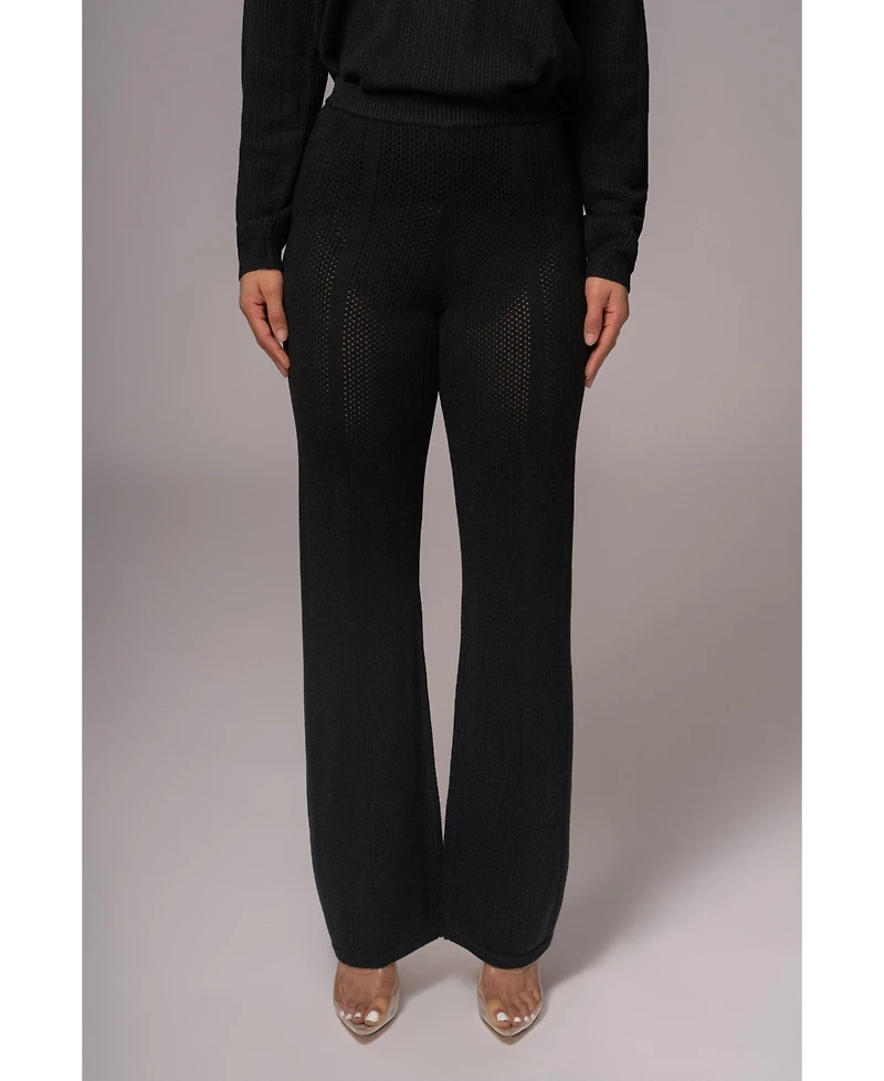 Jluxlabel Women's Fortuna Sweater Knit Pants