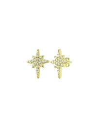 Spero London Northern Star Sterling Silver Stud Earring