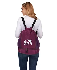 Perfect Personal Travel Go Bag- Purple