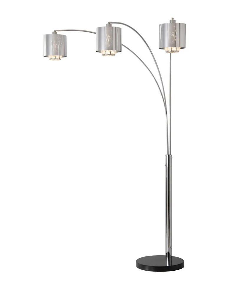 Nova of California 90" Metal Marilyn 3 Light Arc Floor Lamp