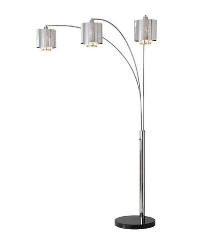 Nova of California 90" Metal Marilyn 3 Light Arc Floor Lamp