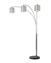 Nova of California 90" Metal Marilyn 3 Light Arc Floor Lamp
