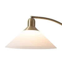 Nova of California 60" Wood Melmar Lucite Arc Floor Lamp