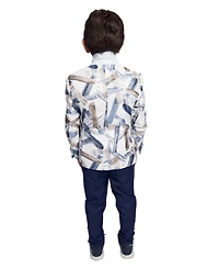 Elie Balleh Toddler Light Navy Slim Fit Classicjacket