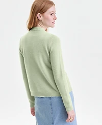 Charter Club Women's 100% Cashmere Chunky Crewneck Cardigan, Macy's Exclusive