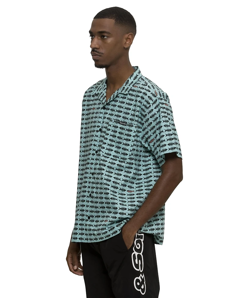 Maui and Sons Men's Sultan Sea Woven Shirt