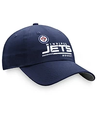 Fanatics Women's Navy Winnipeg Jets Authentic Pro Locker Room Adjustable - Hat