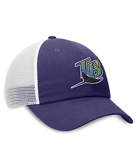 Nike Men's Purple/White Tampa Bay Rays Rise Adjustable Trucker Hat