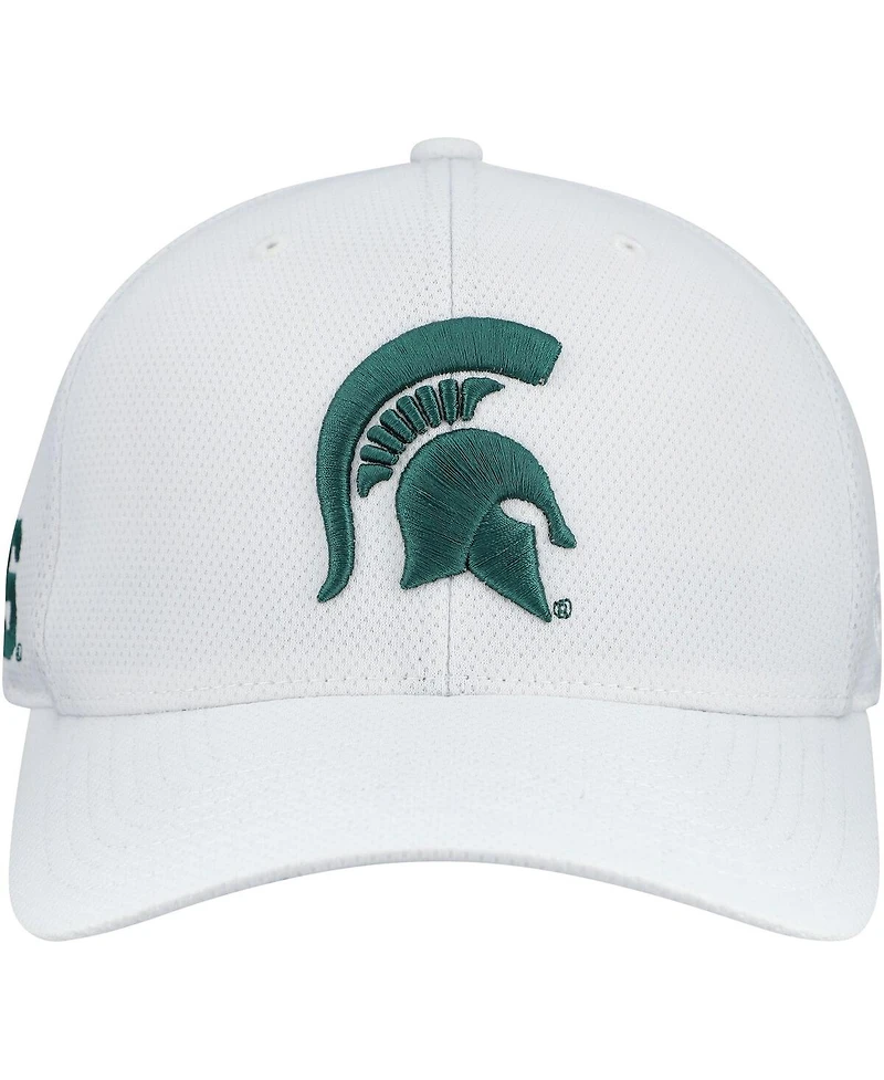Top of the World Men's White Michigan State Spartans Reflex Hybrid Tech Flex Hat