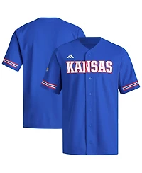 Adidas Men's Royal Kansas Jayhawks Replica Baseball Jersey