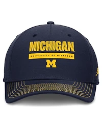 Jordan Men's Navy Michigan Wolverines Rise Adjustable Hat