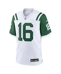 Nike Men's Vinny Testaverde White New York Jets Classic Alternate Retired Player Game Jersey
