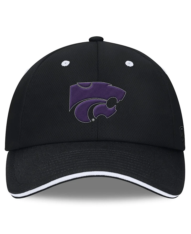 Top of the World Men's Black Kansas State Wildcats Release Adjustable Hat