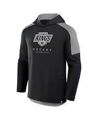Fanatics Men's Black Los Angeles Kings Meta Game Transitional Pullover Hoodie