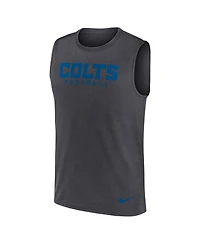 Nike Men's Charcoal Indianapolis Colts Primetime Legend Performance Muscle Tank Top