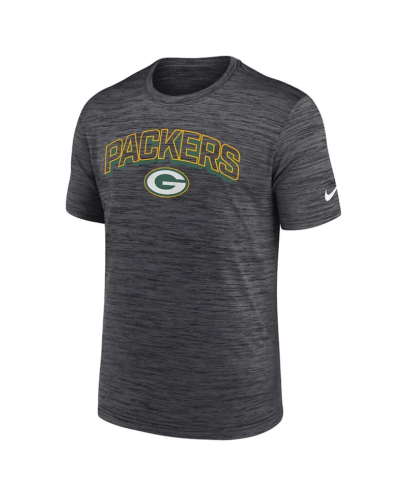 Nike Men's Charcoal Green Bay Packers Velocity Performance T-Shirt