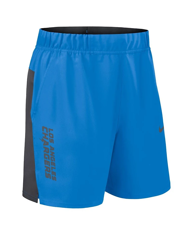 Nike Men's Powder Blue Los Angeles Chargers Woven Victory Performance Shorts