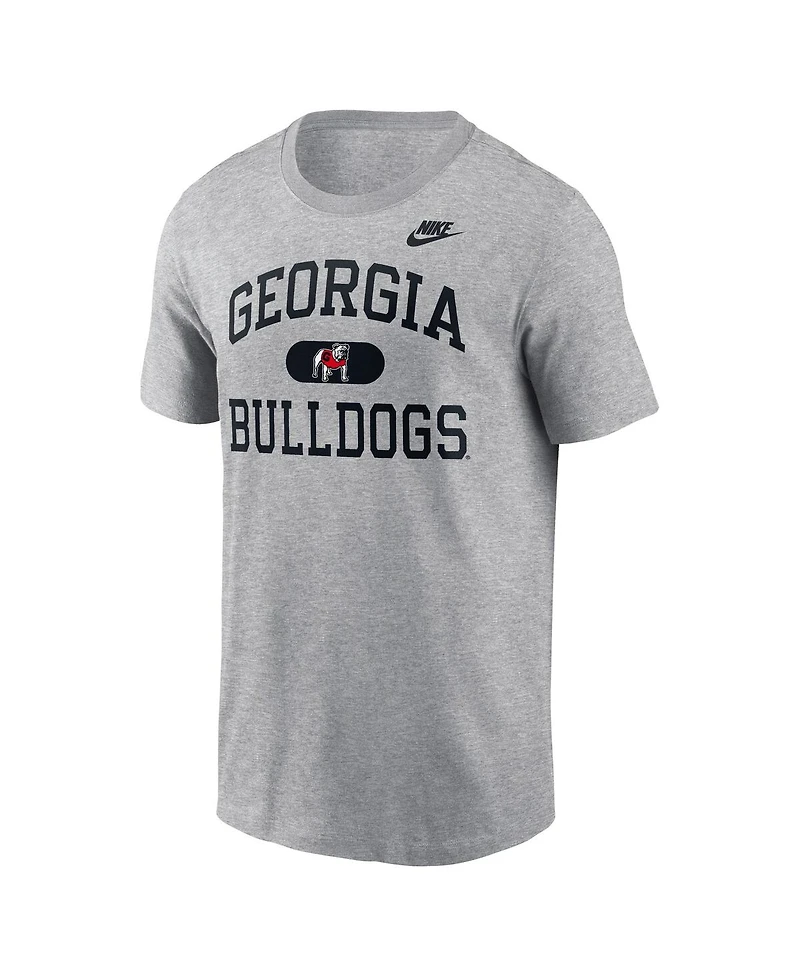 Nike Men's Heather Charcoal Georgia Bulldogs Legacy Alma Mater T-Shirt