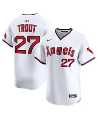 Nike Men's Mike Trout White Los Angeles Angels Alternate Limited Jersey