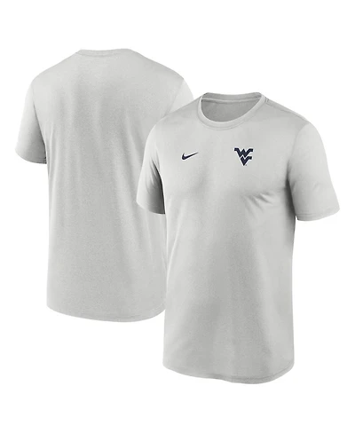 Nike Men's Gray West Virginia Mountaineers 2025 Sideline Small Logo Legend Performance T-Shirt