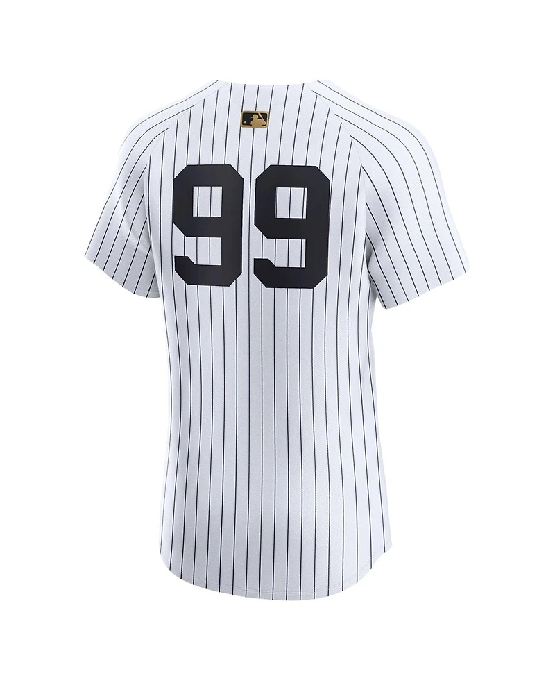 Nike Men's Aaron Judge White New York Yankees Home Elite Player Jersey