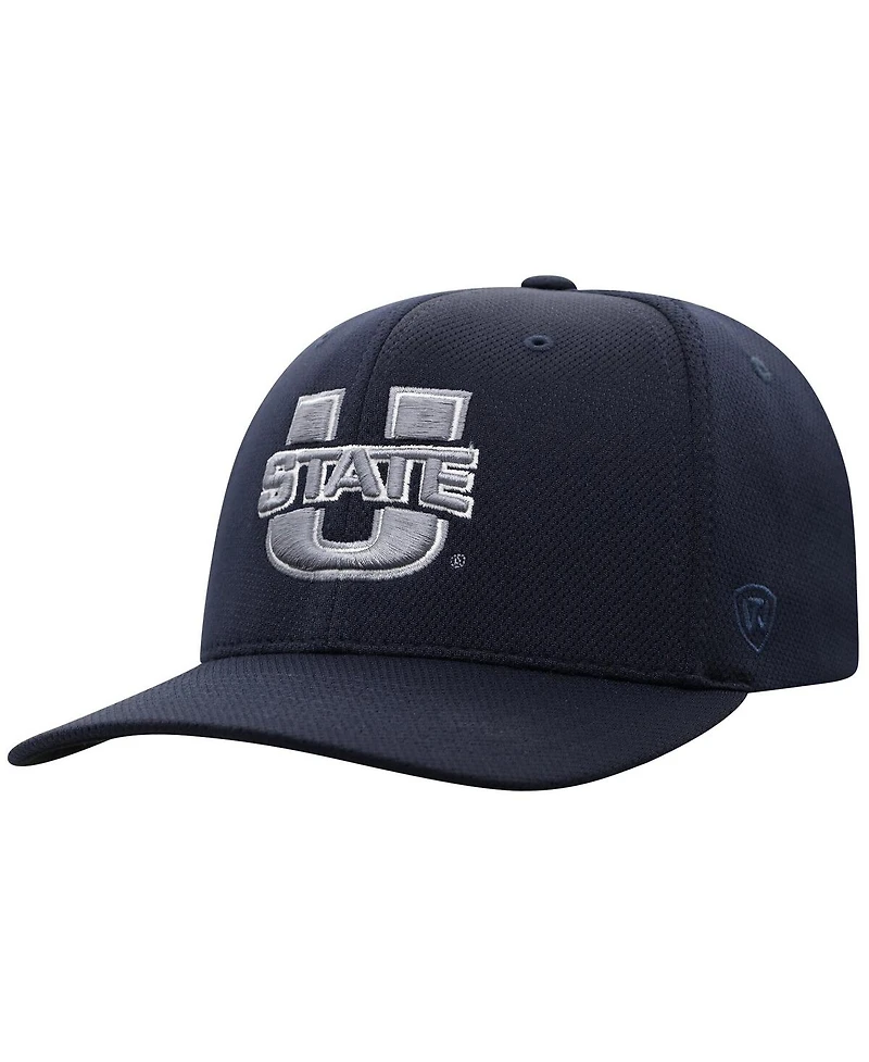 Top of the World Men's True Navy Utah State Aggies Reflex Flex Hat