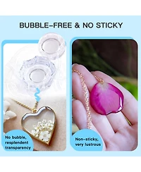 JDiction Uv Resin, 500g Upgrade Ultraviolet Epoxy Resin Crystal Clear Hard Glue Solar Cure Sunlight Activated Resin Kit for Handmade Jewelry, Diy Craf